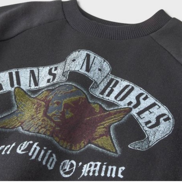 Newborn Guns and Roses Crewneck and Jogger Set - Picture 4 of 5